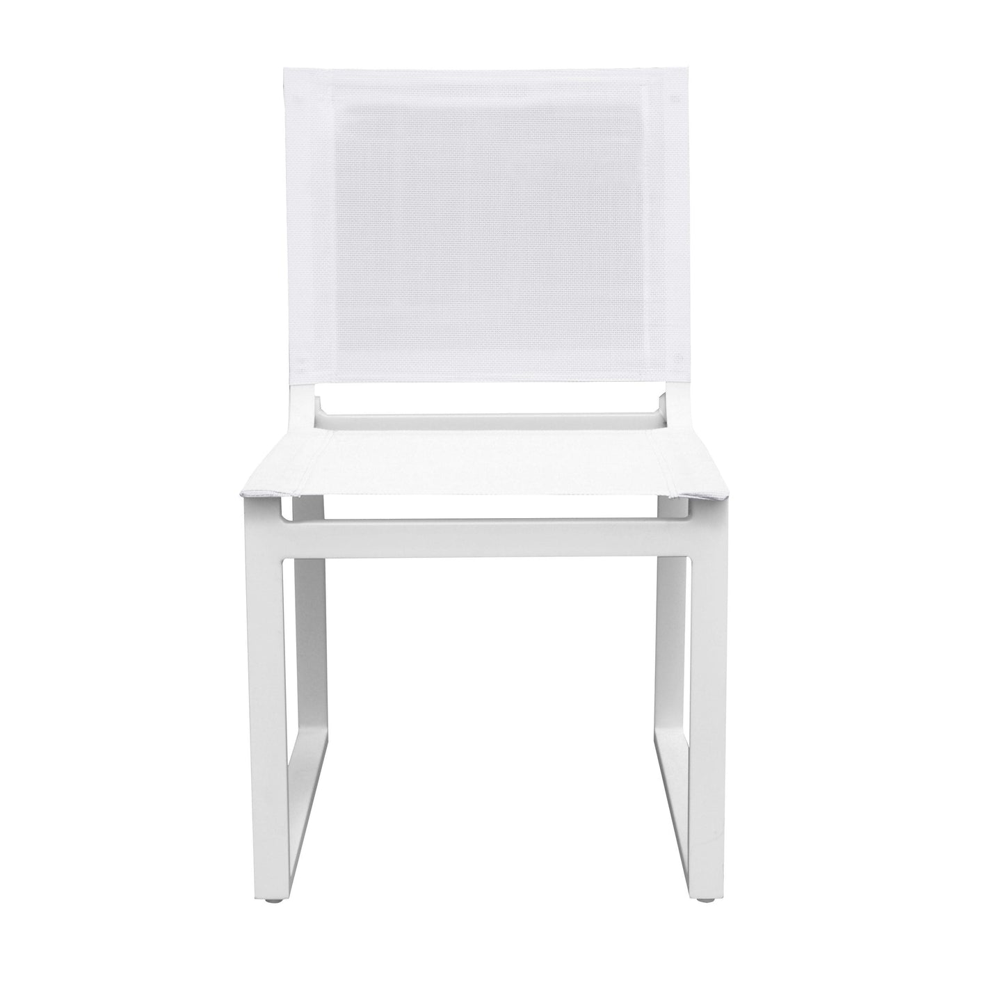 Renava Kayak - Modern Outdoor White Dining Chair (Set of 2)