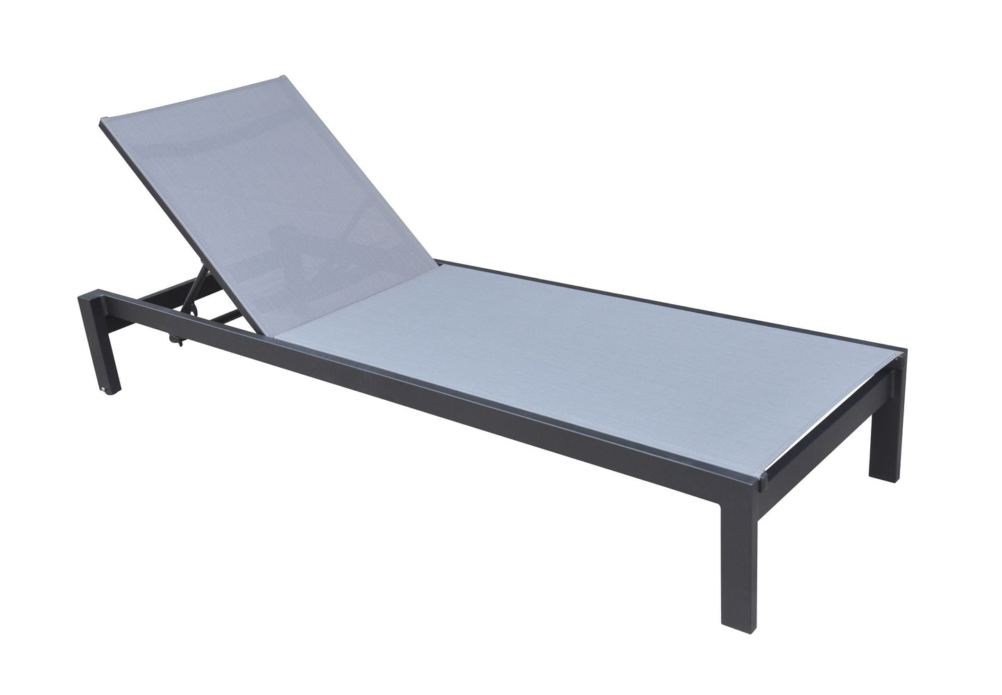 Renava Kayak - Modern Charcoal Outdoor Chaise Lounge