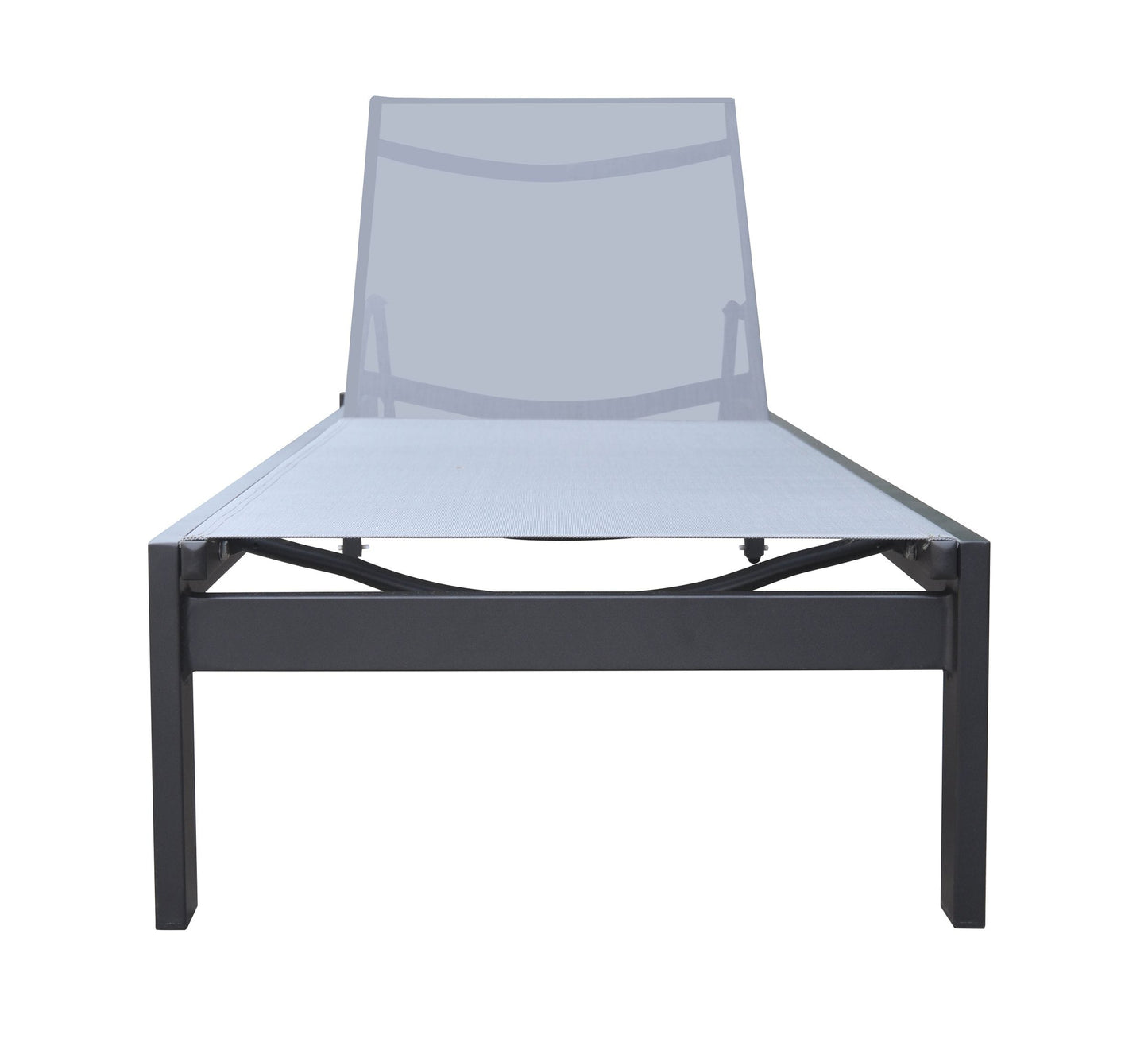 Renava Kayak - Modern Charcoal Outdoor Chaise Lounge