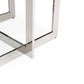Modrest Keaton - Square Modern Glass + Stainless Steel Dining Table