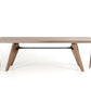 Modrest Kennedy Modern Walnut Dining Table