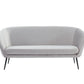 Divani Casa Koeing - Modern Light Grey Fabric Sofa