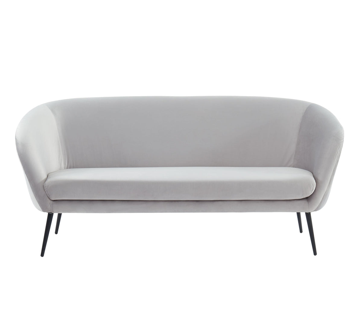 Divani Casa Koeing - Modern Light Grey Fabric Sofa