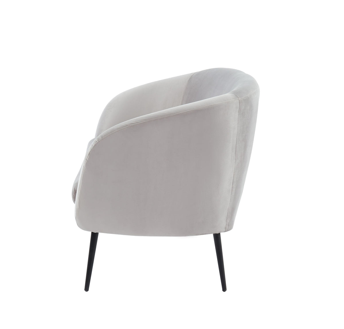 Divani Casa Koeing - Modern Light Grey Fabric Sofa