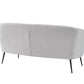 Divani Casa Koeing - Modern Light Grey Fabric Sofa