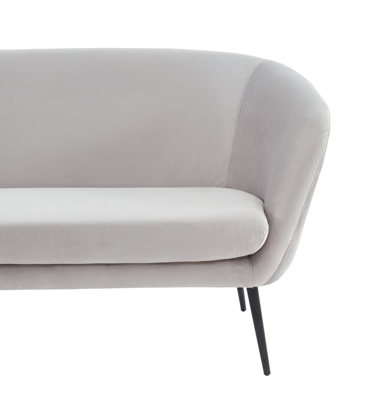 Divani Casa Koeing - Modern Light Grey Fabric Sofa
