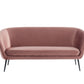 Divani Casa Koeing - Modern Coral Fabric Sofa
