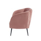 Divani Casa Koeing - Modern Coral Fabric Sofa