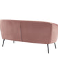 Divani Casa Koeing - Modern Coral Fabric Sofa