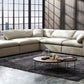 Divani Casa Kramer - Modern Modular Cream Fabric Sectional Sofa