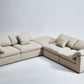 Divani Casa Kramer - Modern Modular Cream Fabric Sectional Sofa