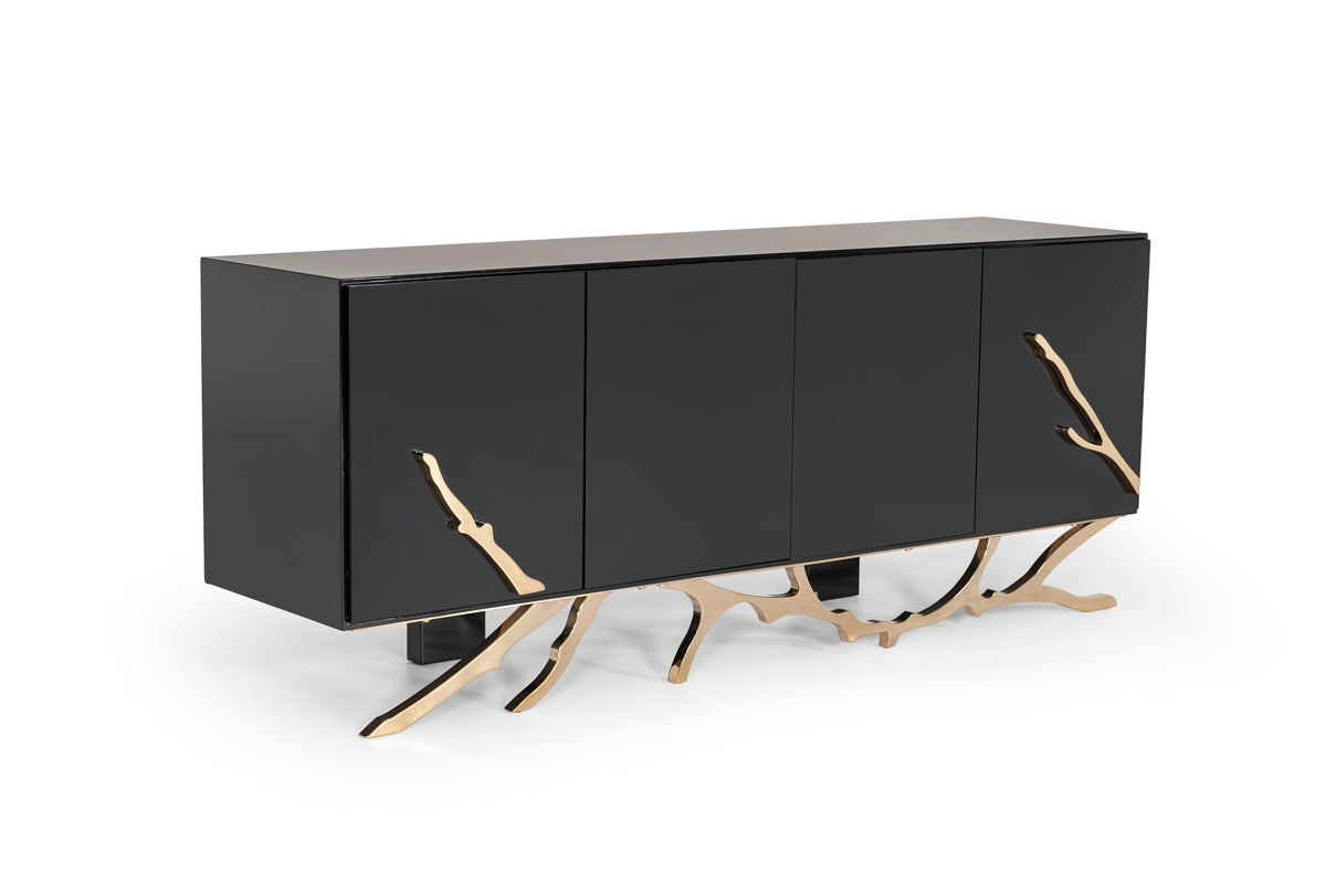 Modrest Legend Modern Black & Gold Buffet