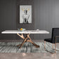 Modrest Legend - Modern White Marble & Rosegold Dining Table
