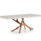Modrest Legend - Modern White Marble & Rosegold Dining Table