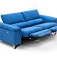 Divani Casa Maine - Modern Royal Blue Fabric Sofa w/ Electric Recliners