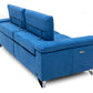 Divani Casa Maine - Modern Royal Blue Fabric Sofa w/ Electric Recliners
