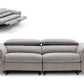 Divani Casa Maine - Modern Light Grey Fabric Sofa w/ Electric Recliners