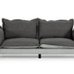 Divani Casa Mars - Modern Grey & Dark Grey Fabric Sofa
