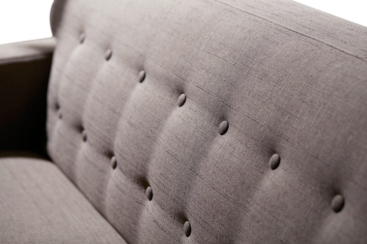 Divani Casa Tawny Modern Fabric Sofa & Ottoman Set
