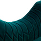 Divani Casa Loretta Modern Green Velvet Sofa