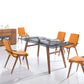 Zeppelin - Modern Orange Dining Chair (Set of 2)
