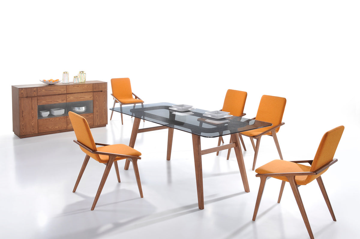 Zeppelin - Modern Orange Dining Chair (Set of 2)