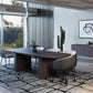 Modrest Calhoun - Modern Smoked Oak Extendable Dining Table