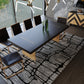 Modrest Perret - Large Glam Black Ash + Brushed Brass Dining Table