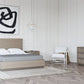 Modrest Samson - Contemporary Grey and Silver Bed