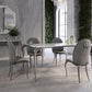 Modrest Vince - Modern Faux Marble & Stainless Steel Dining Table