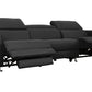 Divani Casa Nella - Modern Black Leather Sofa w/ Electric Recliners
