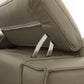 Divani Casa Nella - Modern Light Grey Leather Loveseat w/ Electric Recliners