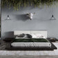 Modrest Tokyo - Contemporary Black and White Platform Bed
