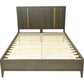 Modrest Oakley - Mid-Century Dark Brown Bed