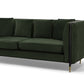 Divani Casa Oswego - Modern Dark Green Jade Sofa