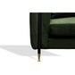 Divani Casa Oswego - Modern Dark Green Jade Sofa