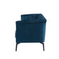 Divani Casa Patton - Modern Blue Fabric Sofa