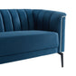 Divani Casa Patton - Modern Blue Fabric Sofa