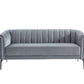 Divani Casa Patton - Modern Grey Fabric Sofa