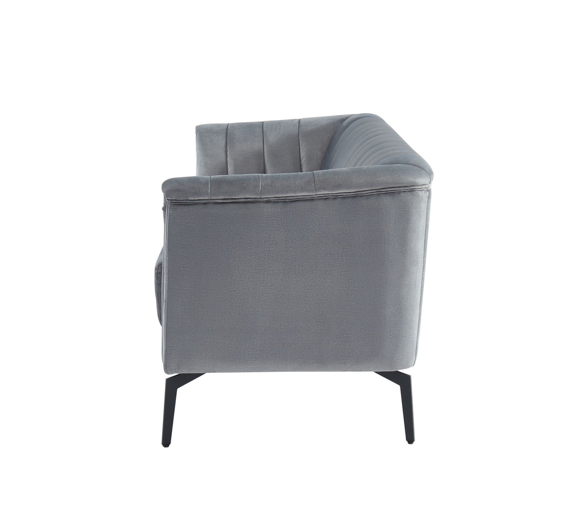 Divani Casa Patton - Modern Grey Fabric Sofa