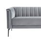 Divani Casa Patton - Modern Grey Fabric Sofa