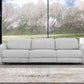 Divani Casa Paul - Contemporary Grey Fabric Sofa w/ Electric Recliners