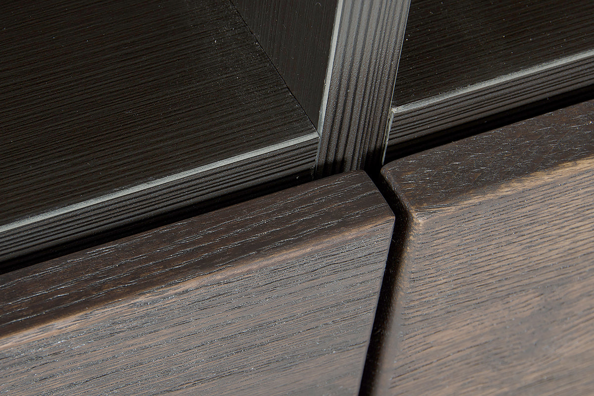 Modrest Wharton Modern Dark Aged Oak Dresser