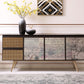 Modrest Phelan - Modern Smoked Ash & Brass Buffet