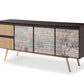 Modrest Phelan - Modern Smoked Ash & Brass Buffet