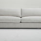 Divani Casa Poppy - Modern White Fabric Long Sofa