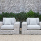Renava Portugal - Outdoor Grey Wicker Sofa Set