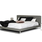 Modrest Ramona Modern Grey Leatherette Bed