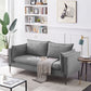 Divani Casa Randolf - Modern Grey Fabric Sofa