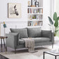 Divani Casa Randolf - Modern Grey Fabric Sofa